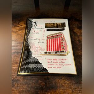 Vintage Roos Atkins San Francisco Clothing Store Glass Tray